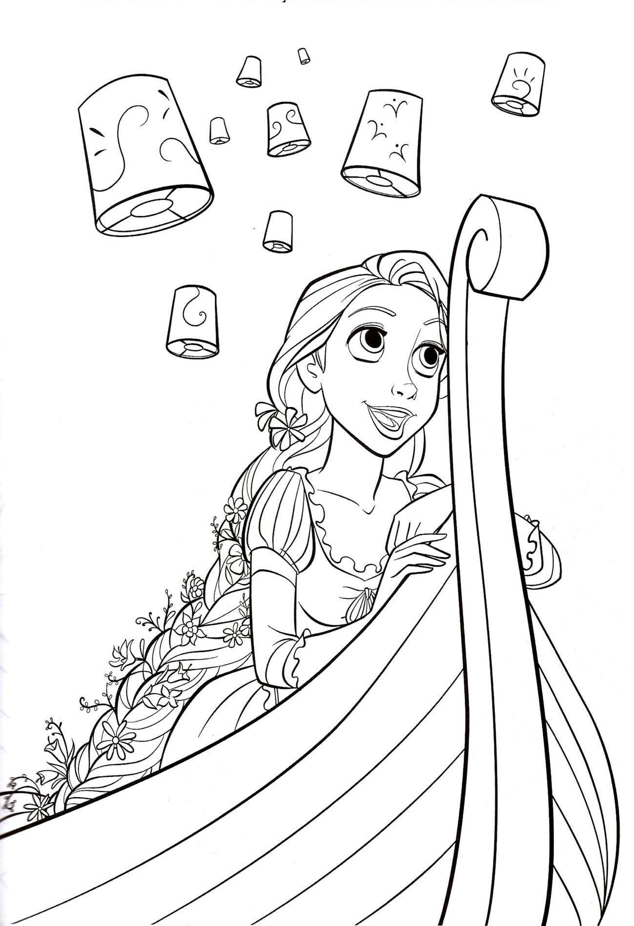 1299x1898 Disney Tangled Coloring Pages Tangled Princesa De