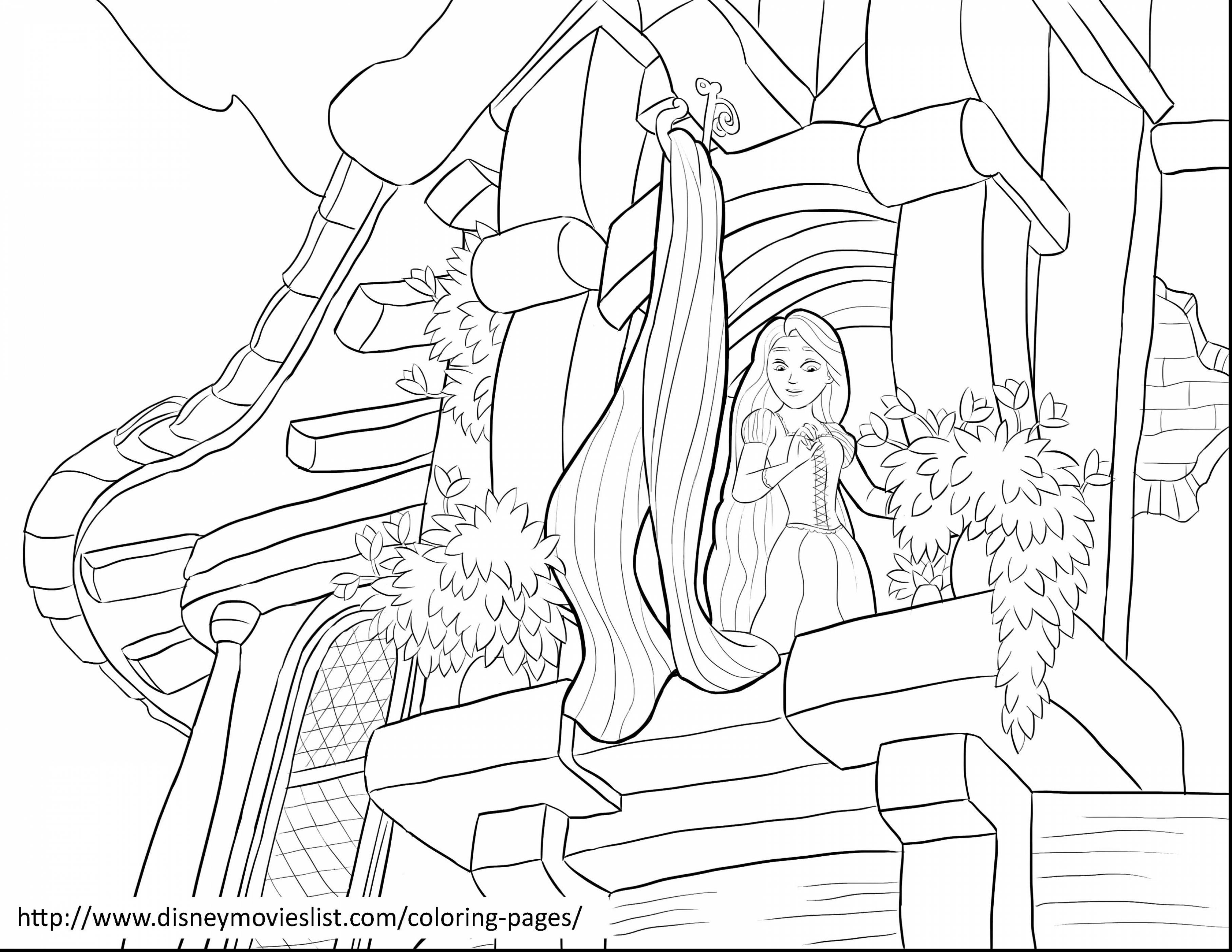 3630x2805 Rapunzel Tower Coloring Pages To Print Coloring For Kids 2018