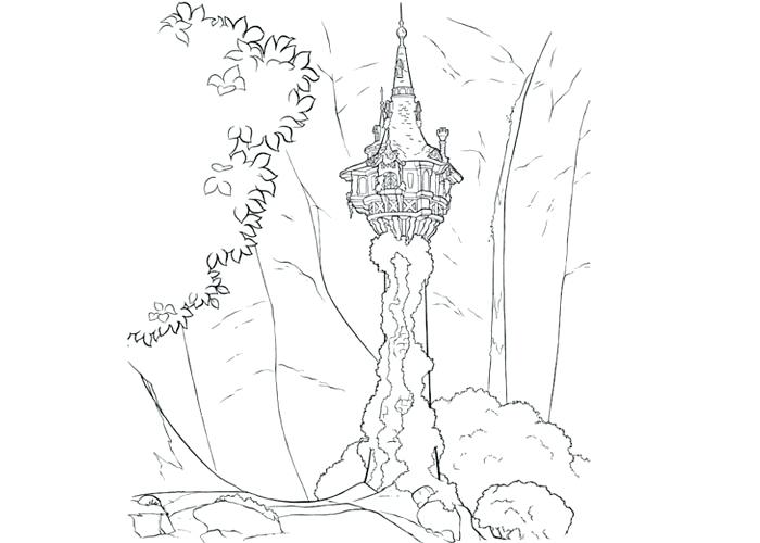700x500 Coloring Pages Tangled Tower Coloring Pages Tangled Tower Coloring