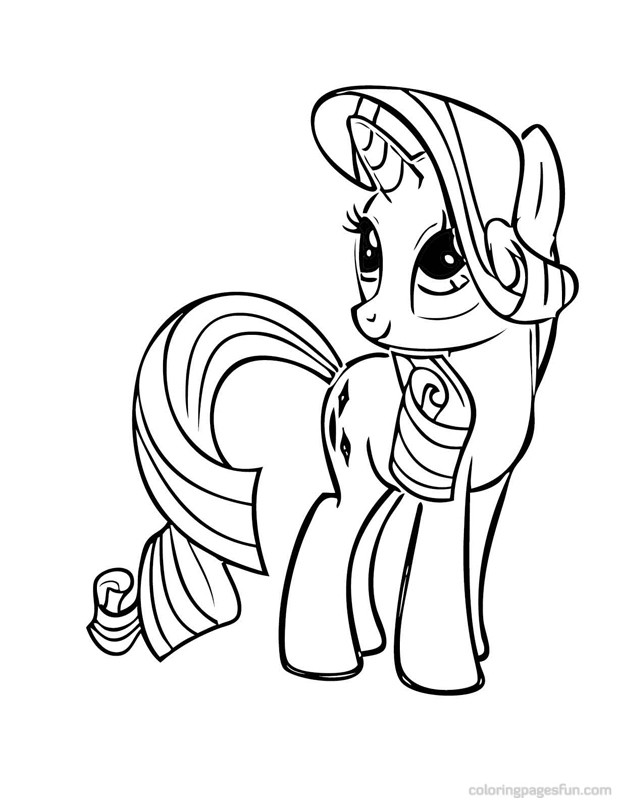 618x800 My Little Pony Rarity Coloring Pages