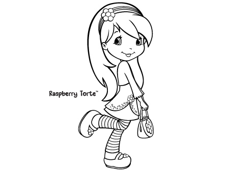 450x336 Raspberry Torte Coloring Pages