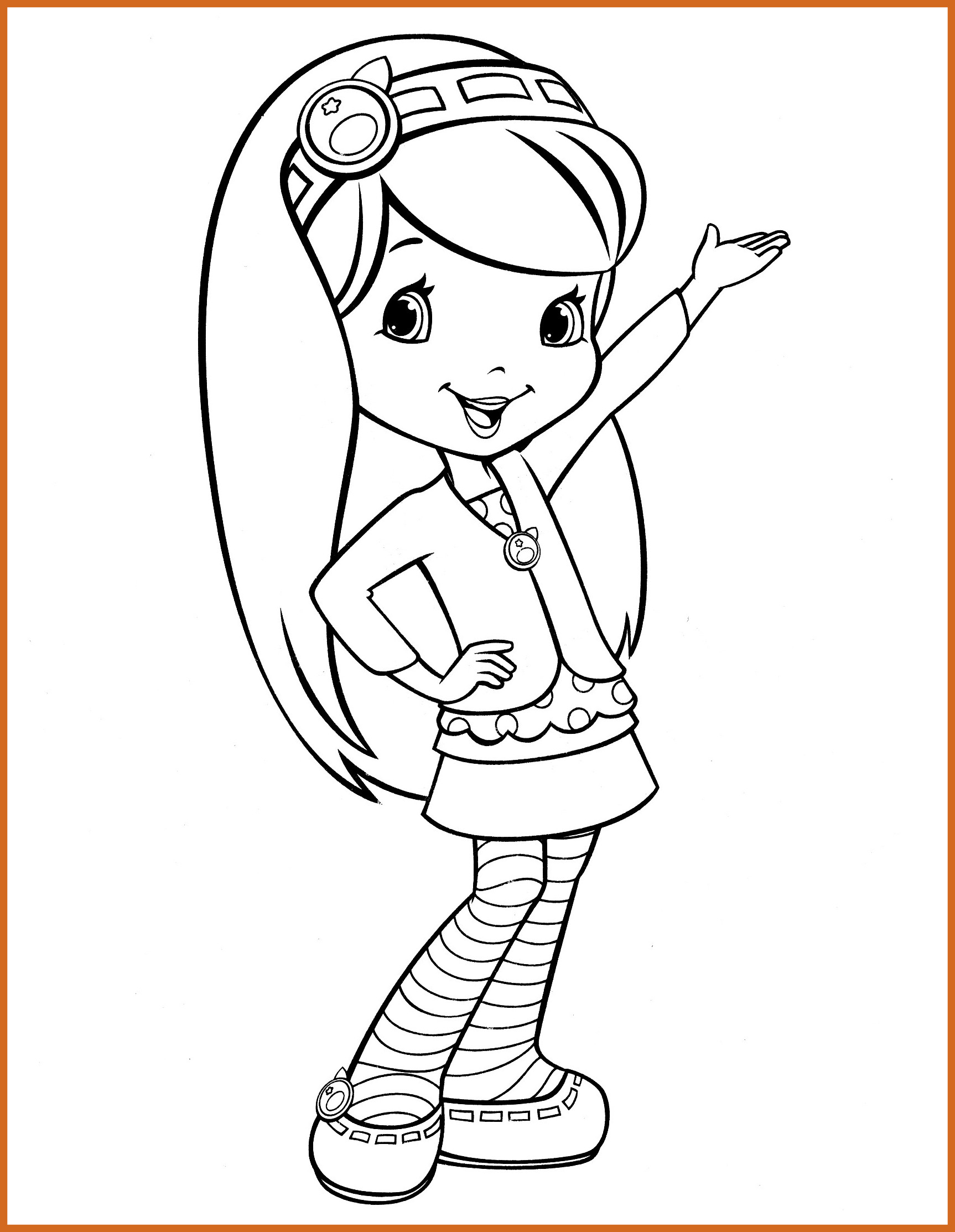 1726x2226 Amazing Strawberry Shortcake Characters Coloring Pages Pics