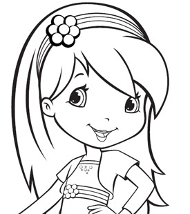 275x310 Strawberry Coloring Pages Strawberry Shortcake Raspberry Torte
