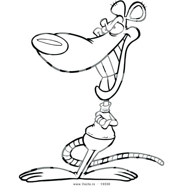 618x630 Coloring Pages Glamorous Rat Coloring Page Cute Rat Coloring