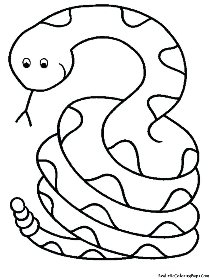 728x971 Snake Coloring Pages Rattlesnake Coloring Page Snake Coloring
