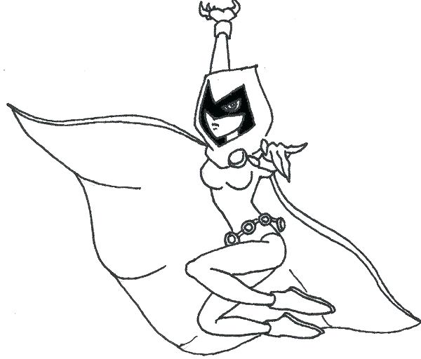 600x512 Teen Titans Coloring Book With Teen Titans Color Pages Raven Teen