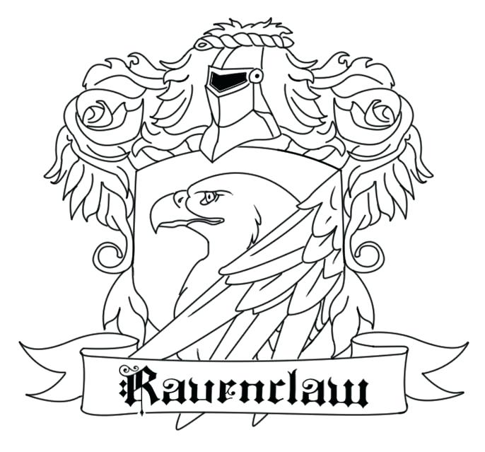 686x639 Gryffindor Crest Coloring Page Crest Coloring Pages Hogwarts House