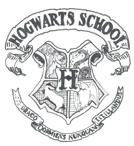 440x480 Harry Potter House Symbols Crest Coloring Page Crest Coloring Page