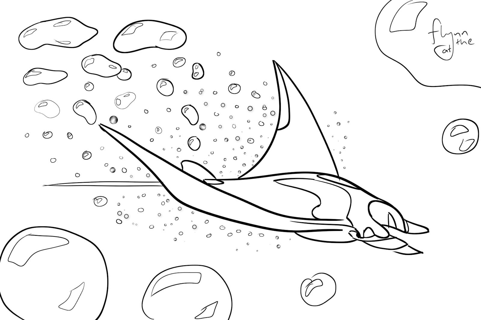 1600x1067 Manta Ray Coloring Pages