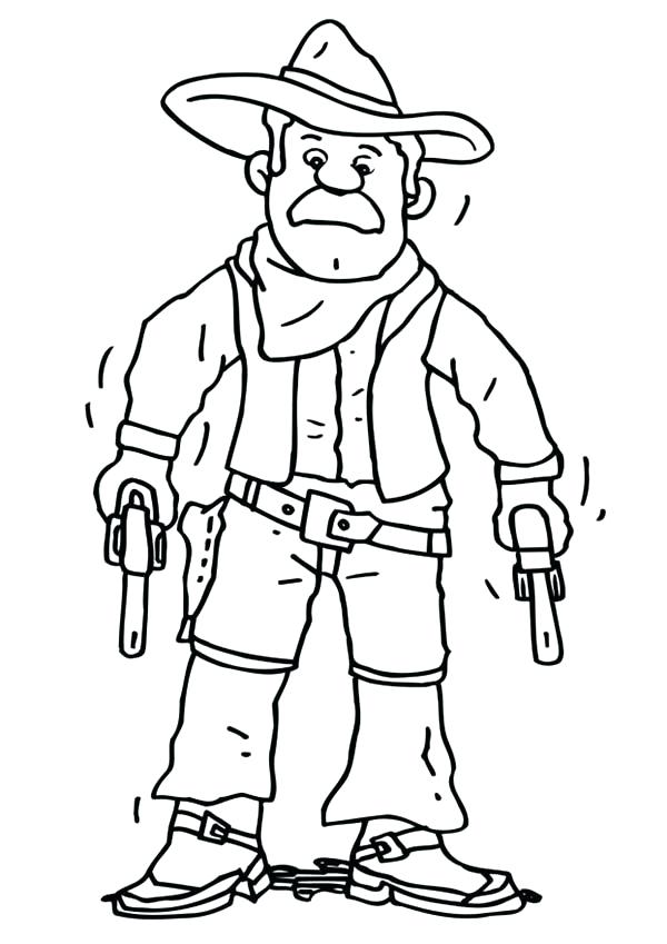 600x849 Gun Coloring Pages