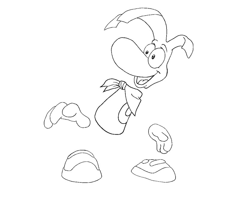 800x667 Free Coloring Pages Of Rayman Origins (Rayman ), Rayman Coloring