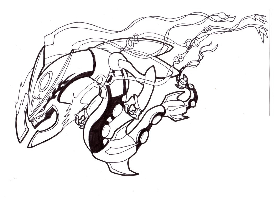 1048x763 Rayquaza Ex Coloring Pages