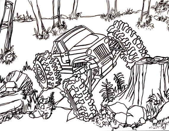 Rc Coloring Pages