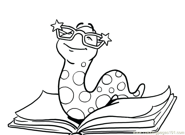 773x562 Colouring Pages Reading Books Curious Book Coloring Page Cartoon