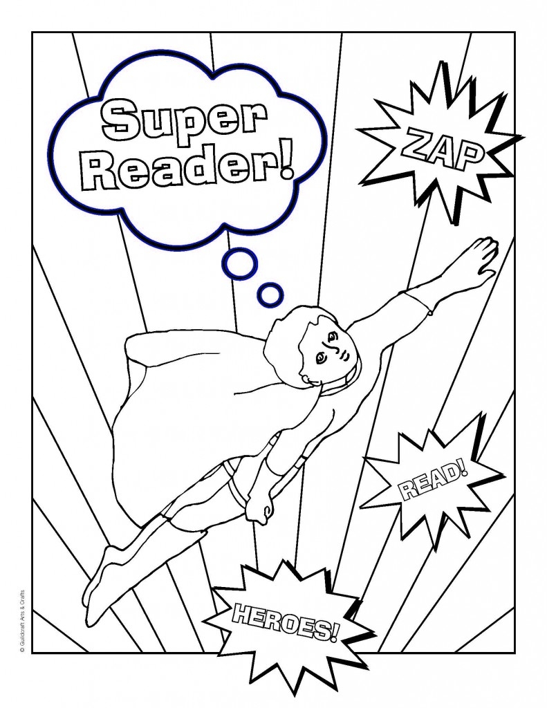 791x1024 Summer Reading Coloring Pages 11 F And In Within