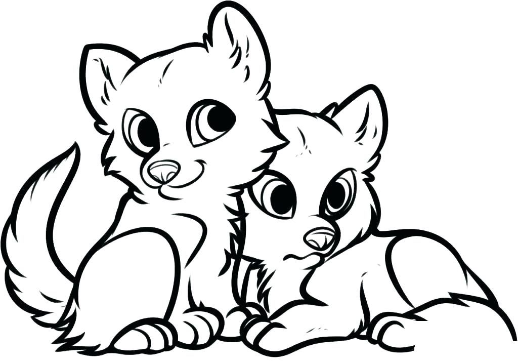 1024x717 Print Coloring Pages Animals Comely Cute Animal Pictures To Print
