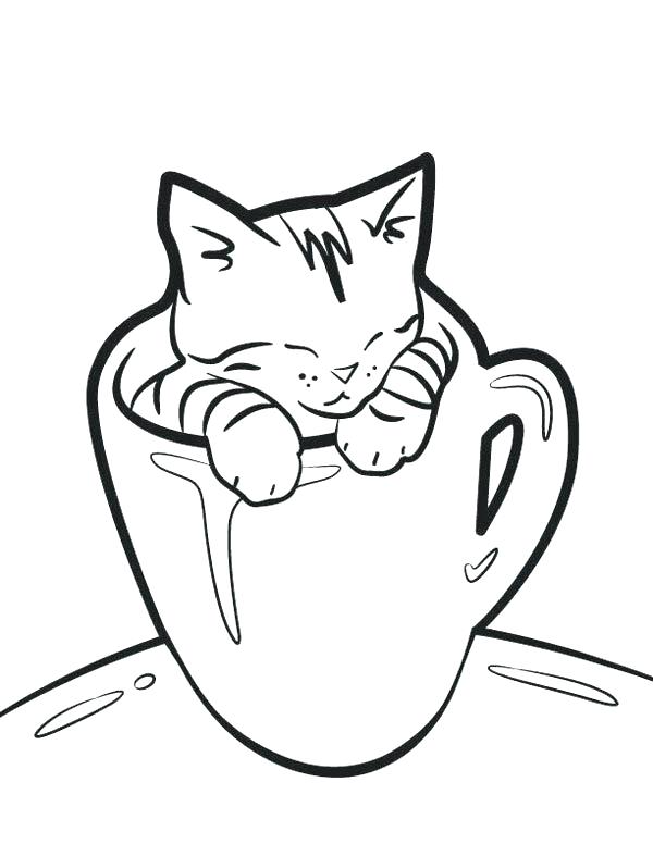 600x776 Realistic Cat Coloring Pages Cat Coloring Pages Realistic Cat