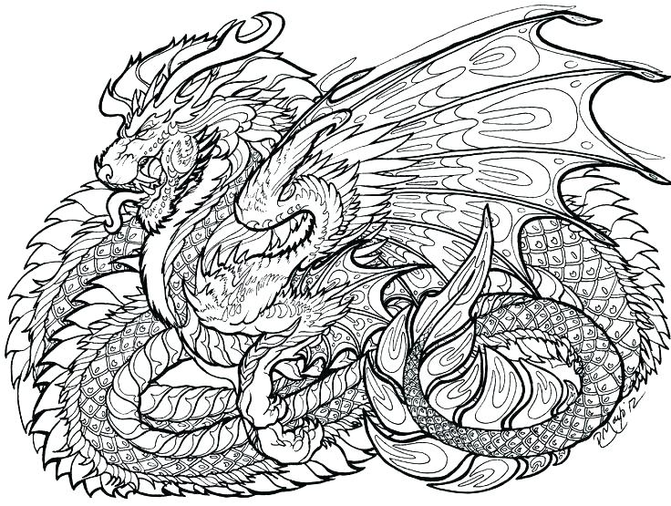 736x555 Real Dragon Coloring Pages Dragon Coloring Pages Printable Dragon
