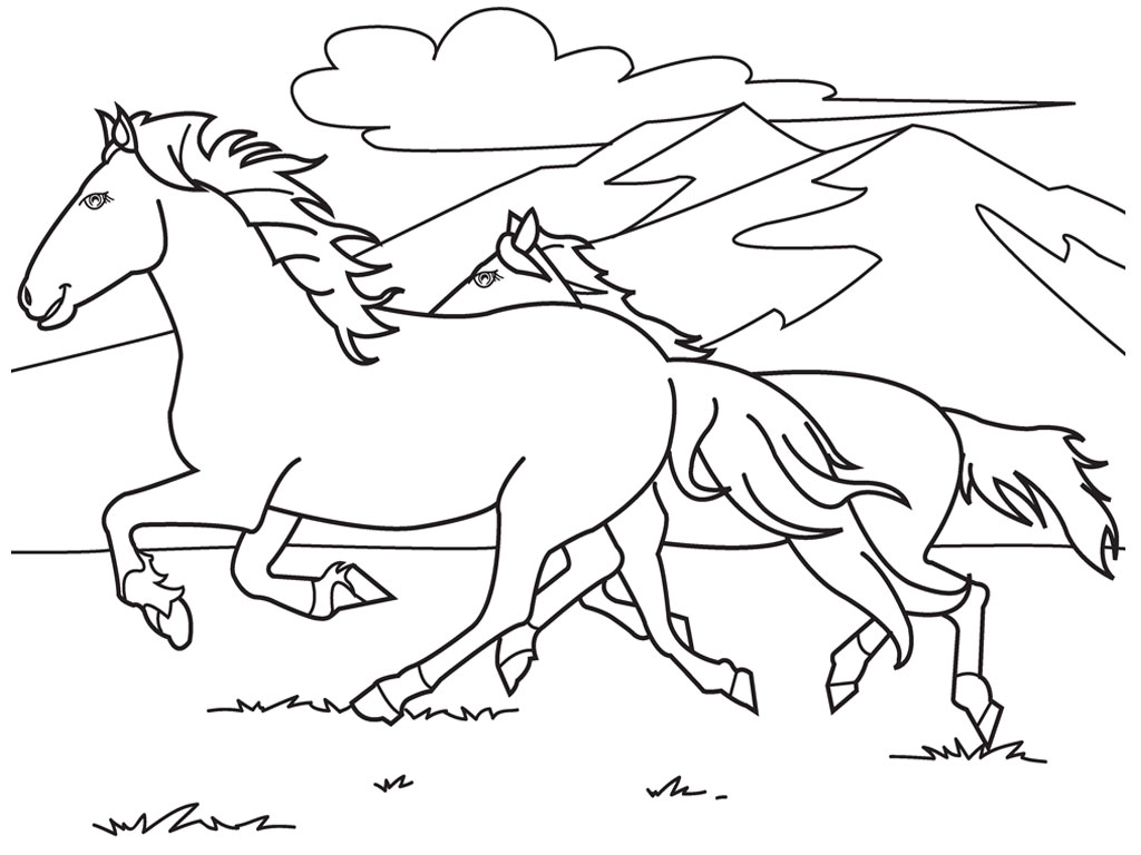 1024x768 Compromise Horse Pictures To Print Out Coloring Pages Of Real