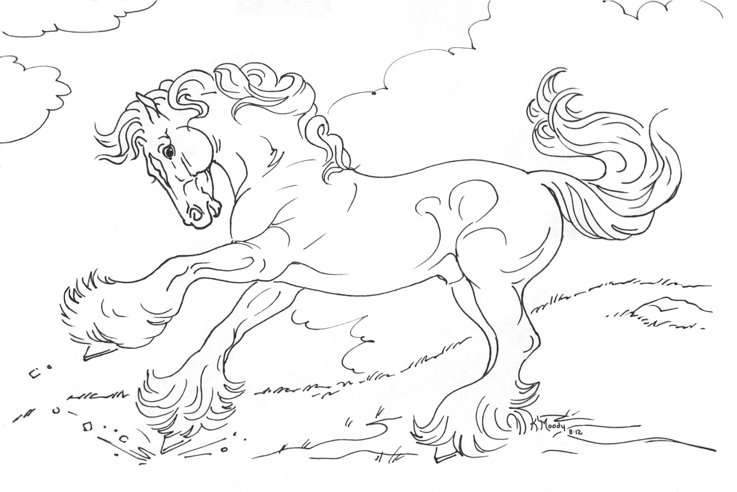 1500x1001 Horse Colouring Pages To Print