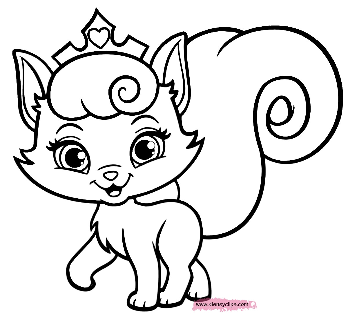 Real Kitten Coloring Pages