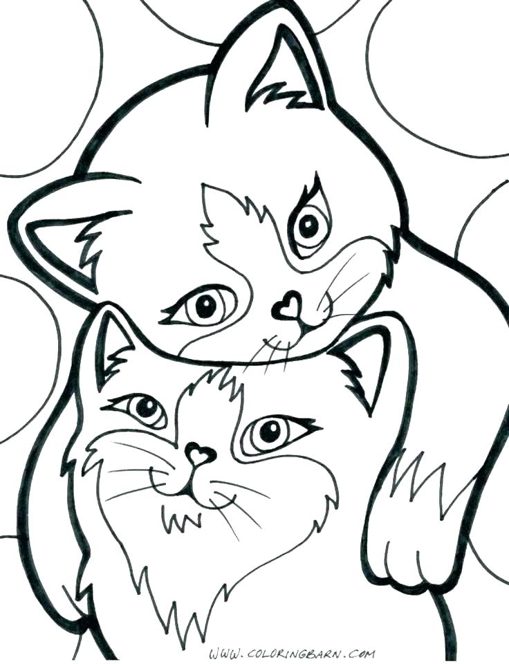 736x960 Cute Kitten Coloring Pages Cute Kitten Coloring Pages Cute Kitten