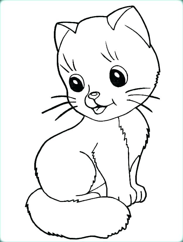 625x826 Cute Kitten Coloring Pages Kittens Coloring Pages Kitten Coloring