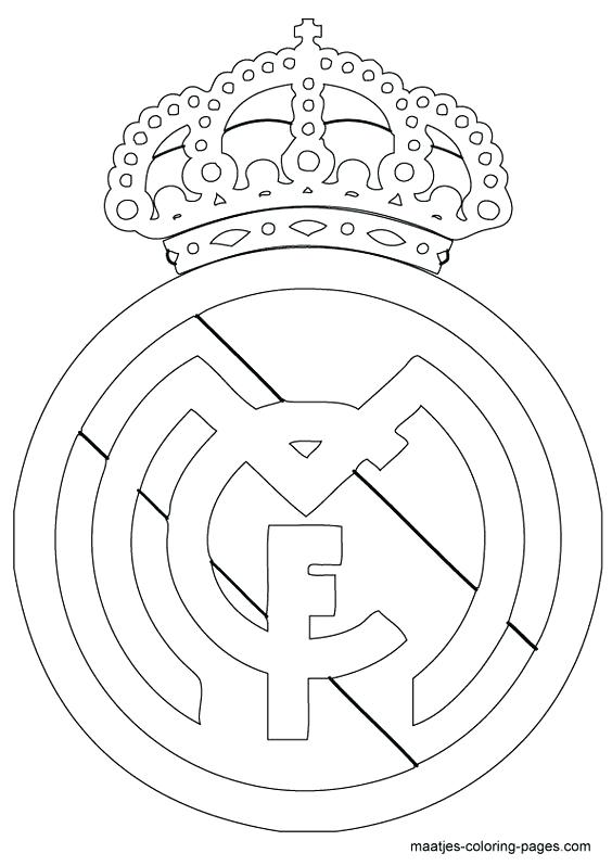 564x798 Real Madrid Logo Coloring Pages
