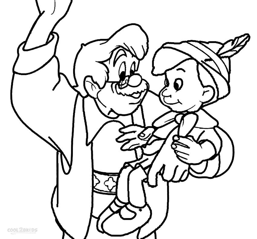 850x791 Printable Pinocchio Coloring Pages For Kids Cool2bkids Disney