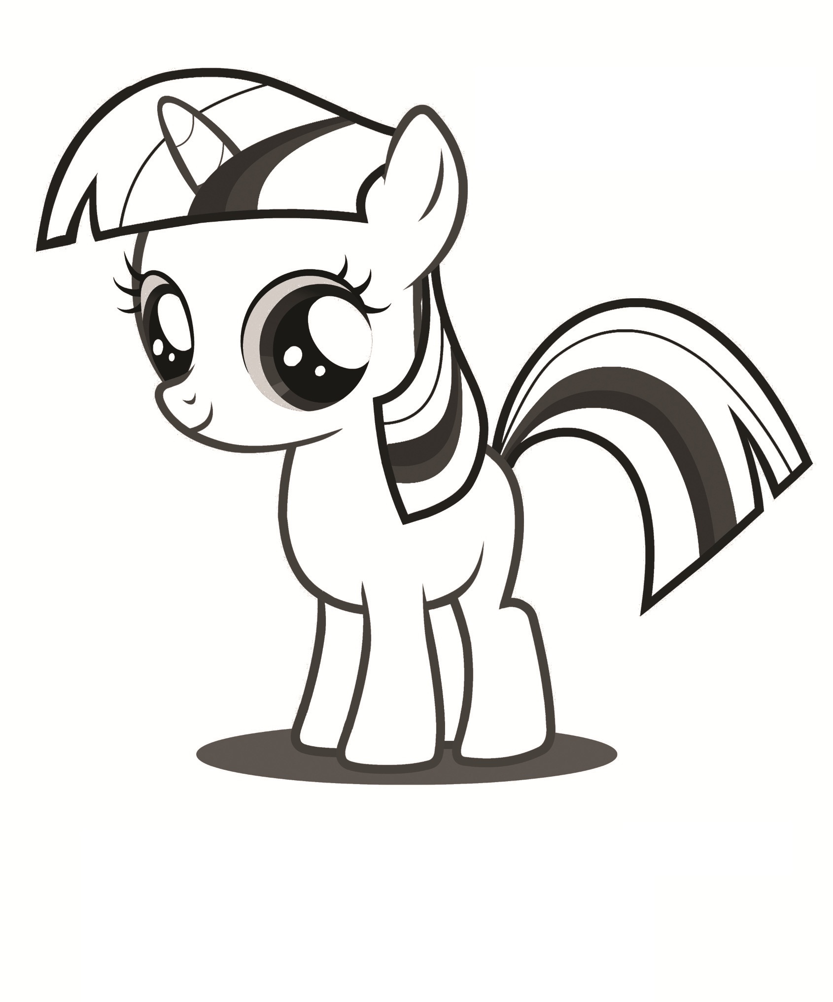 Real Pony Coloring Pages