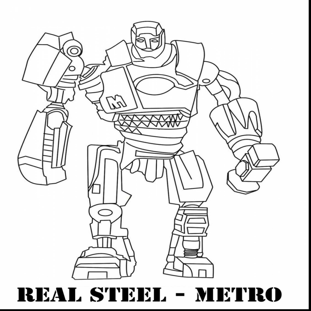 1024x1024 Last Minute Real Steel Robot Coloring Pages Fr