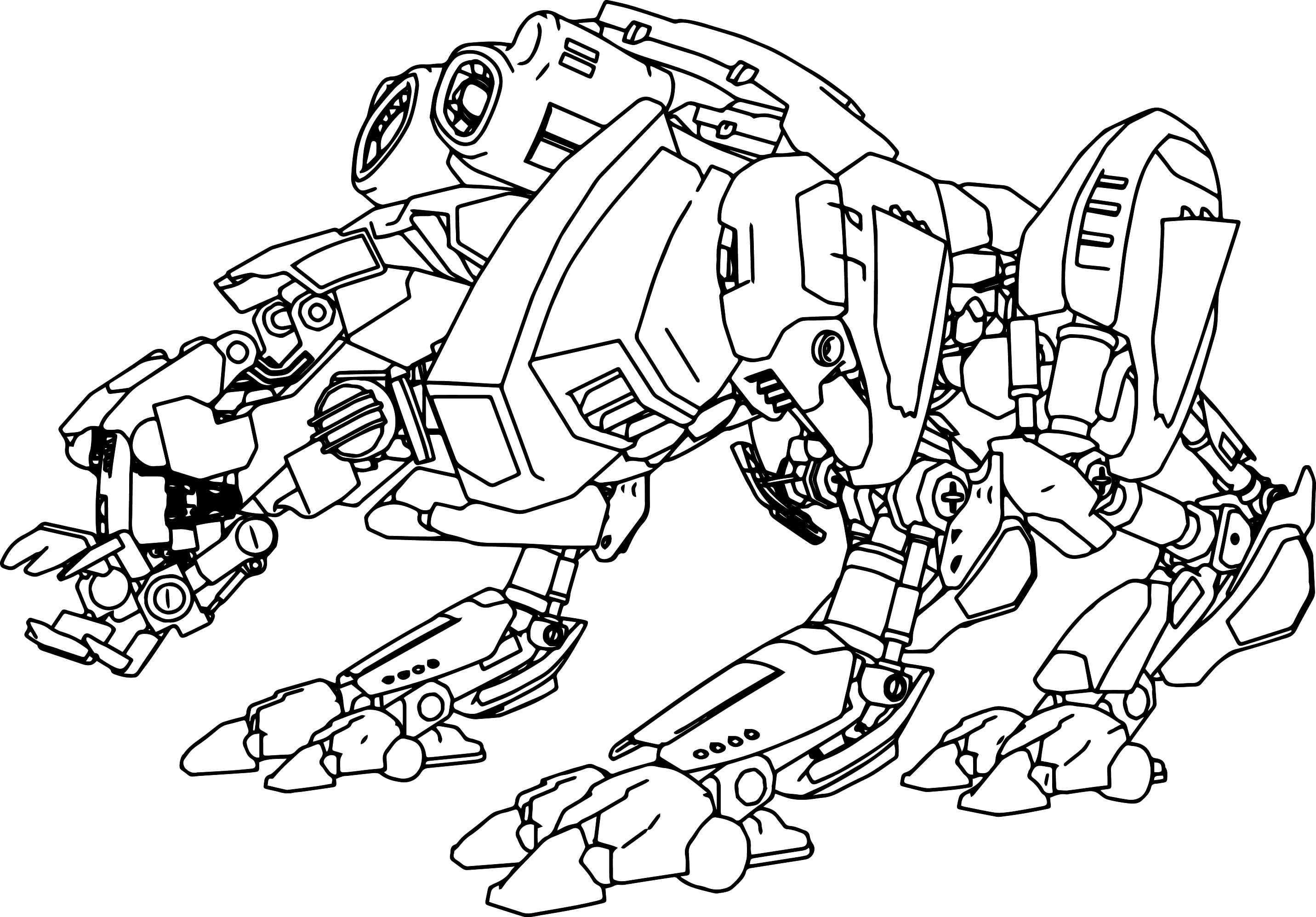 2863x1995 Edge Robot Coloring Sheets Sure Fire Real Stee