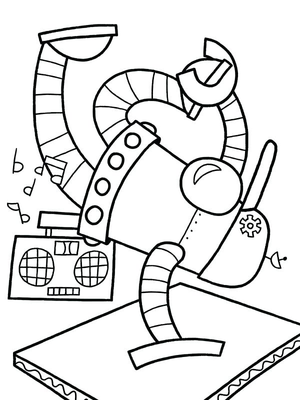 600x800 Coloring Pages Of Robots Coloring Pages Draw Robots Robots How