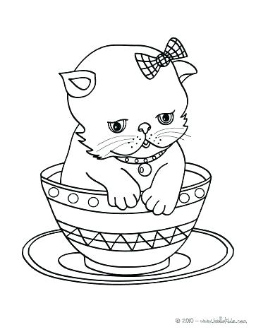 363x470 Realistic Cat Coloring Pages Cat Coloring Pages For Adults