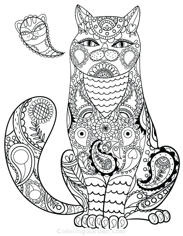 600x776 Cat Coloring Pages Printable Awesome Cats Coloring Pages Free