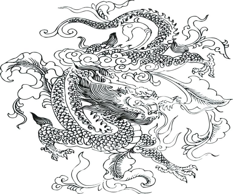 770x641 Epic Dragon Coloring Pages Print Coloring Pages Free Printable
