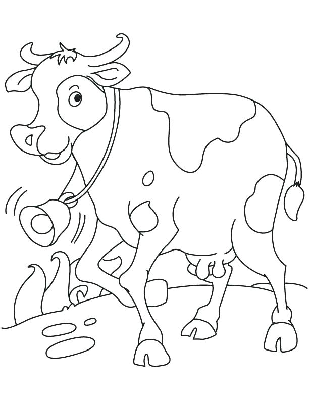 612x792 Running Coloring Pages Running Coloring Pages Cow Page Realistic
