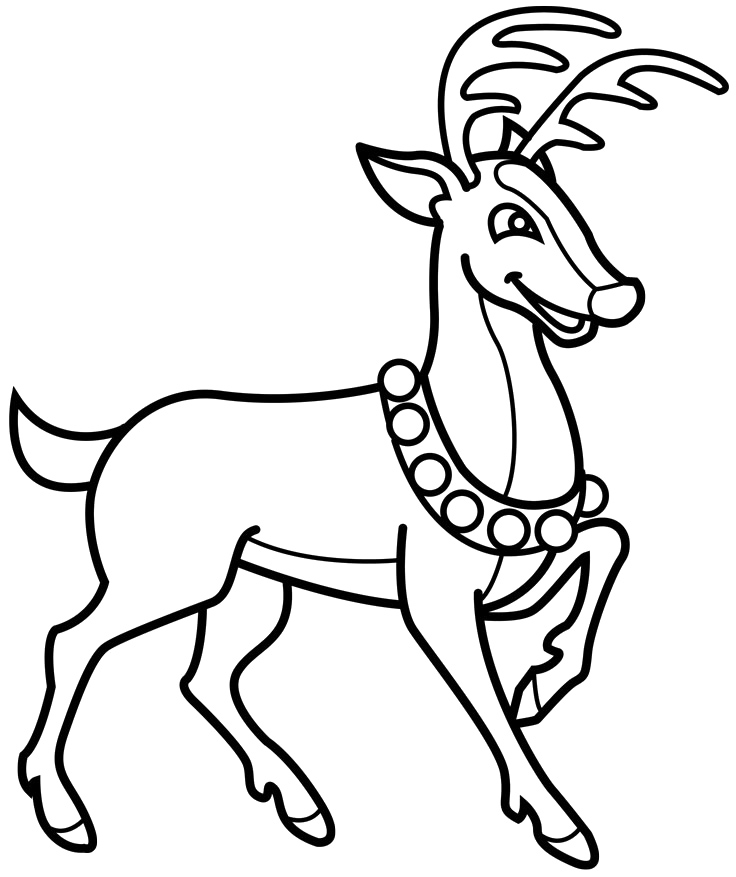 736x877 Deer Coloring Pages 2