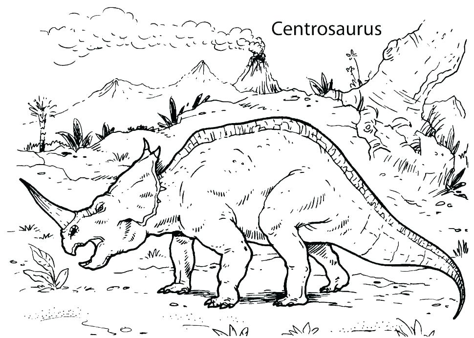 970x692 Free Printable Realistic Dinosaur Coloring Pages For Good Pag