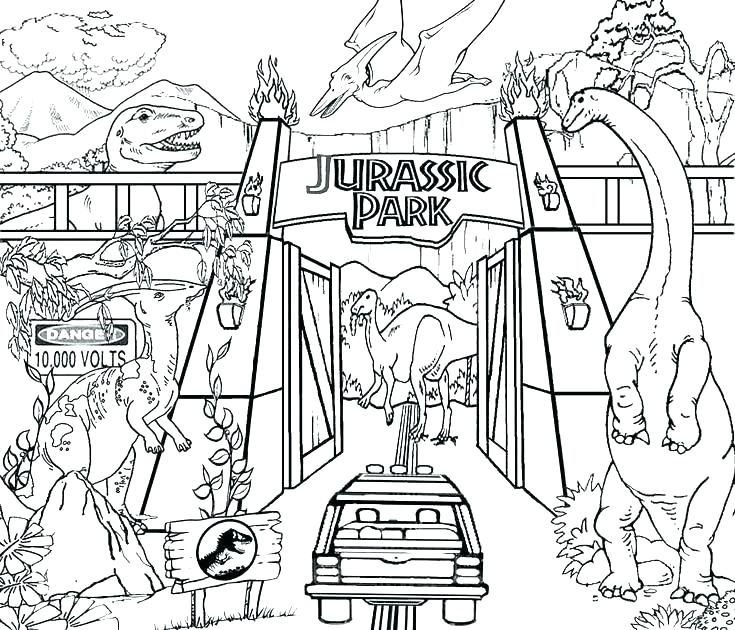 735x630 Free Printable Realistic Dinosaur Coloring Pages Realistic