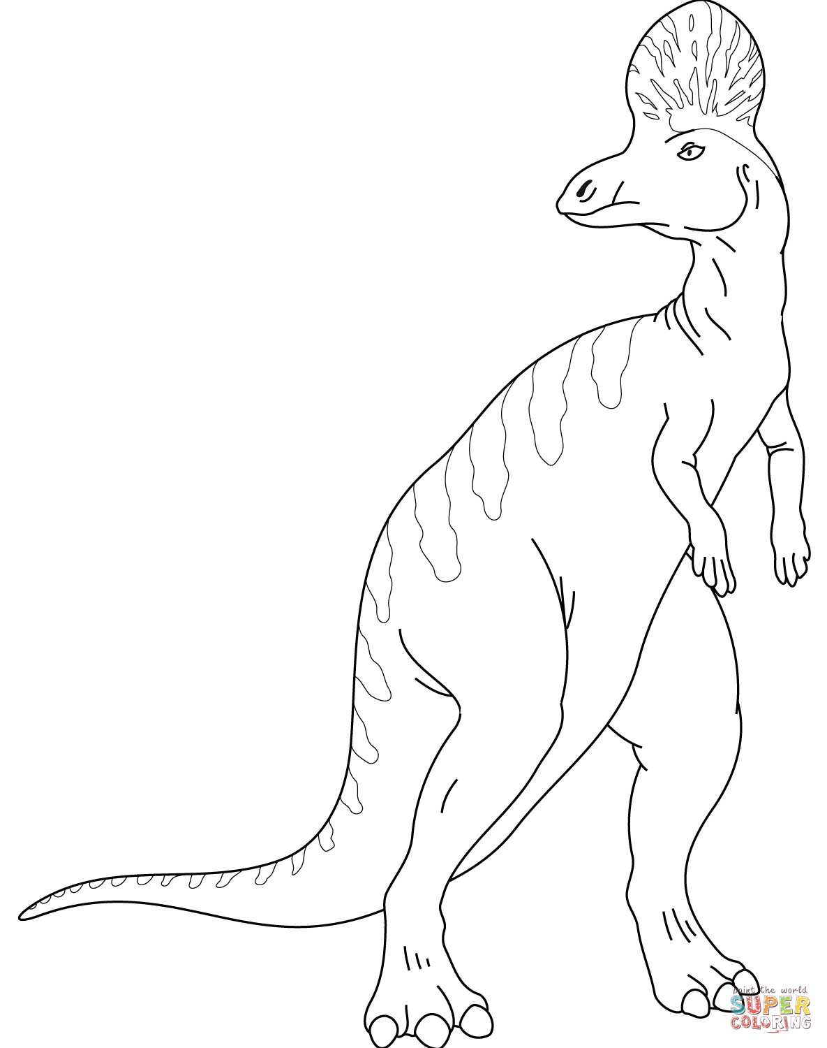 1185x1500 Corythosaurus Coloring Page Pages Of Dinosaurs