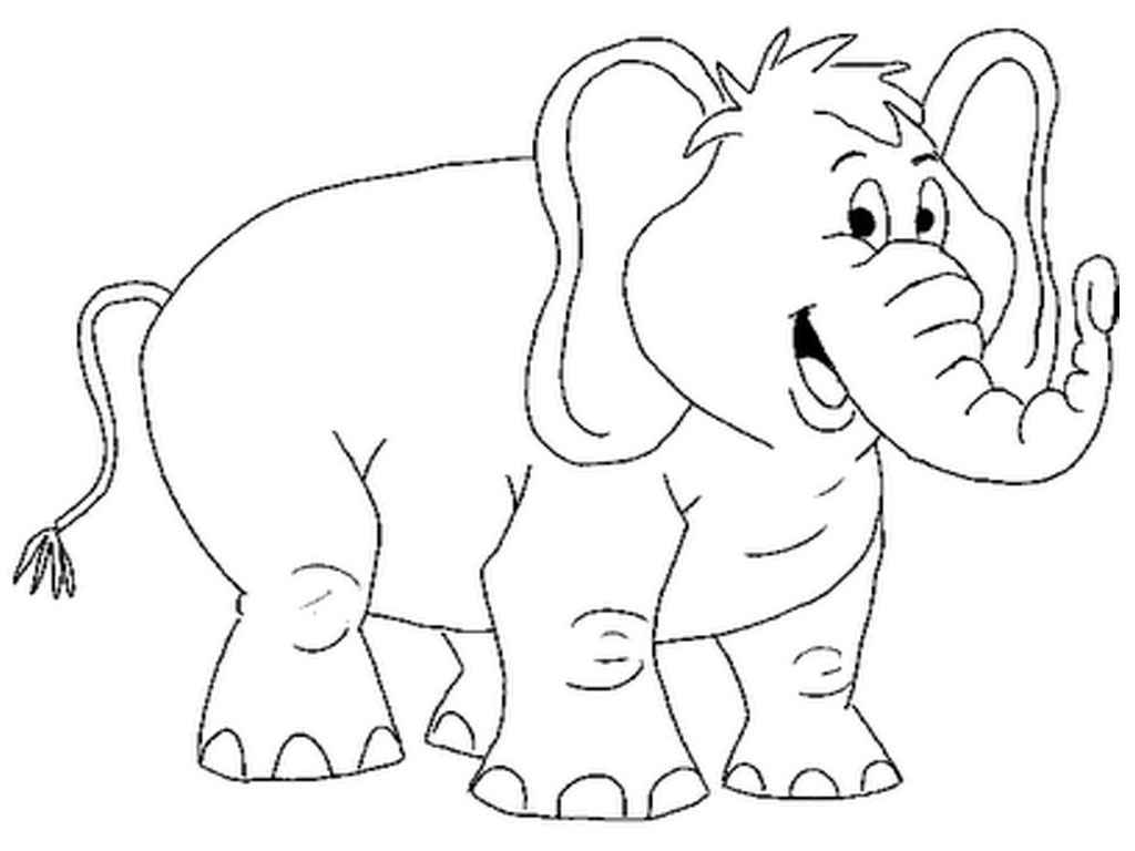 1024x768 Peachy Ideas Elephant Coloring Page Pages For Adults Printable