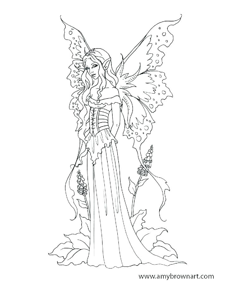 736x952 Realistic Fairy Coloring Pages Fairy Coloring Page Fairy Coloring