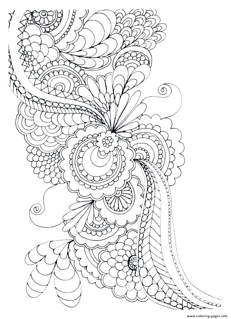 741x1024 Realistic Flower Coloring Pages