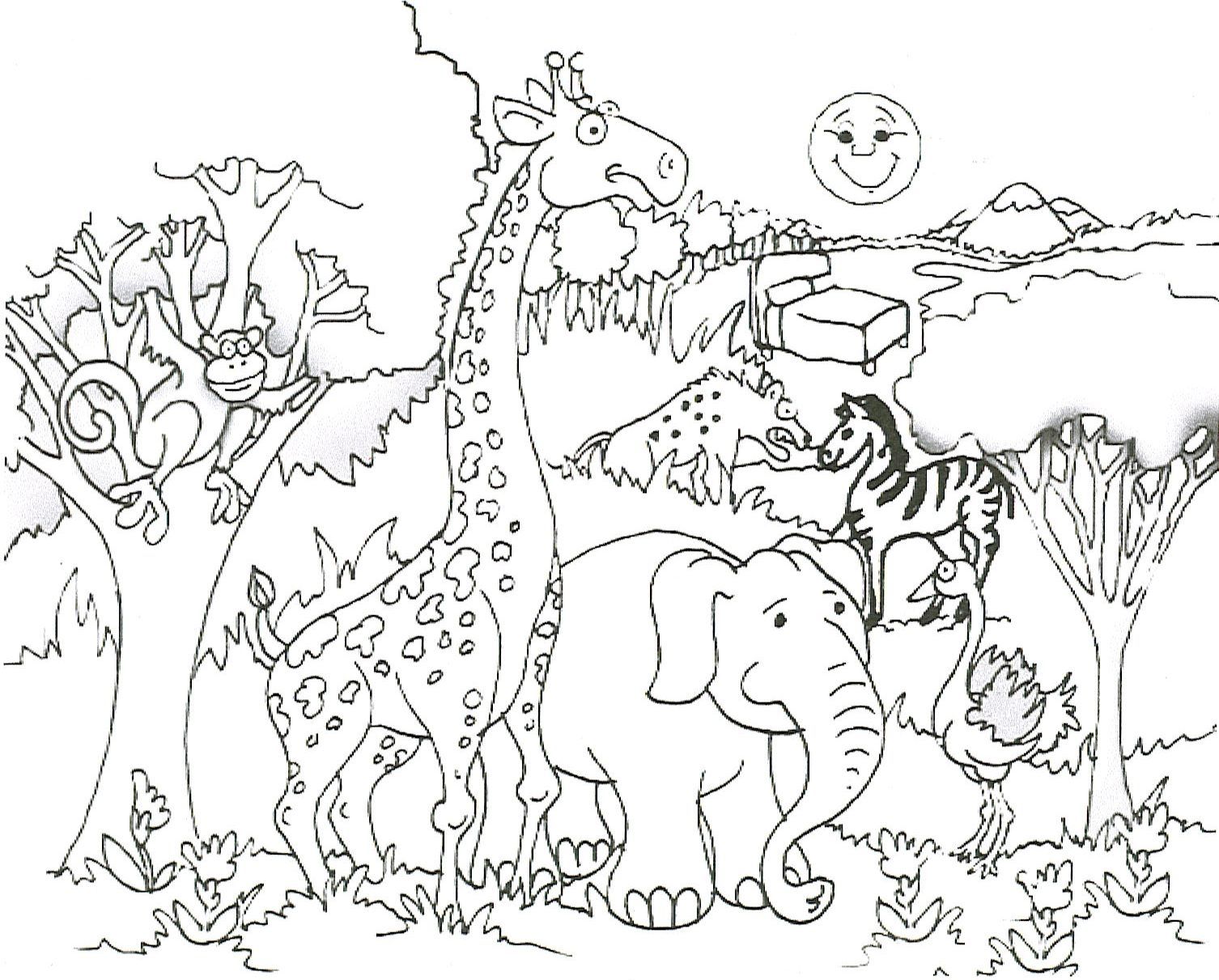 1506x1211 These Coloring Pages Depict These Giraffes In Both Realistic As