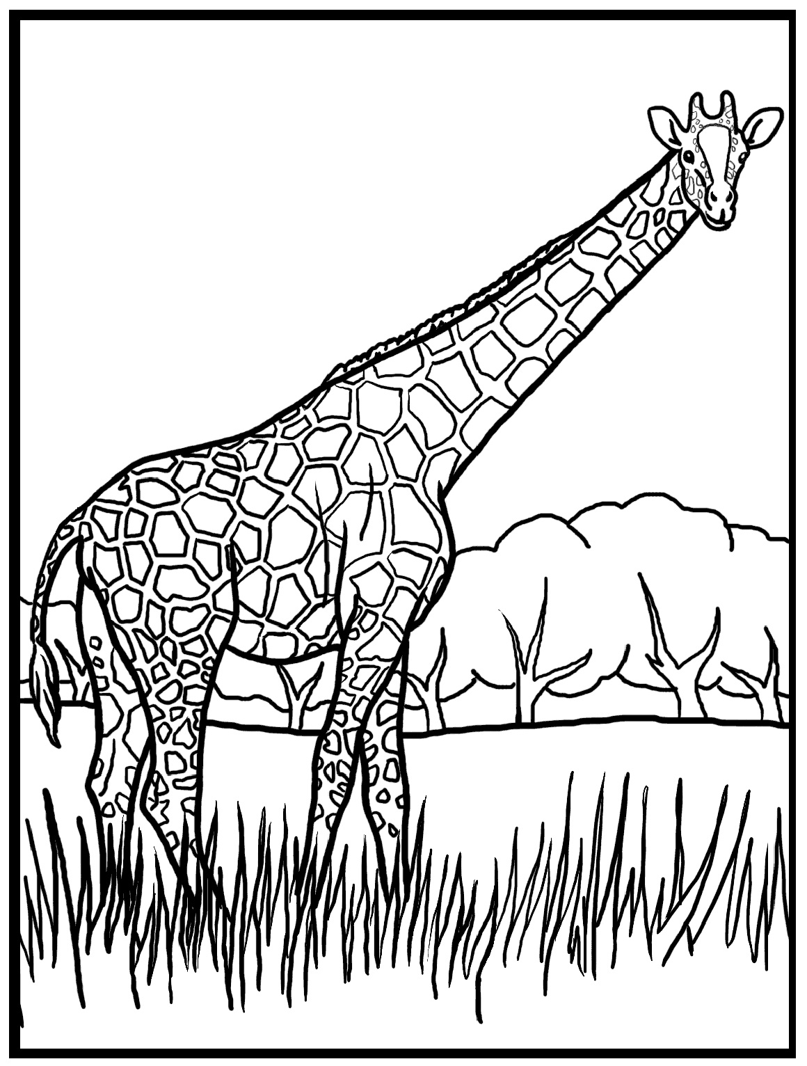 1160x1532 Ultimate Giraffe Coloring Sheets Free Printabl