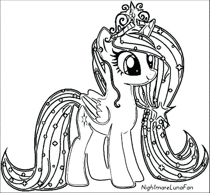 736x676 Realistic Unicorn Coloring Sheets And Little Pony Coloring Book