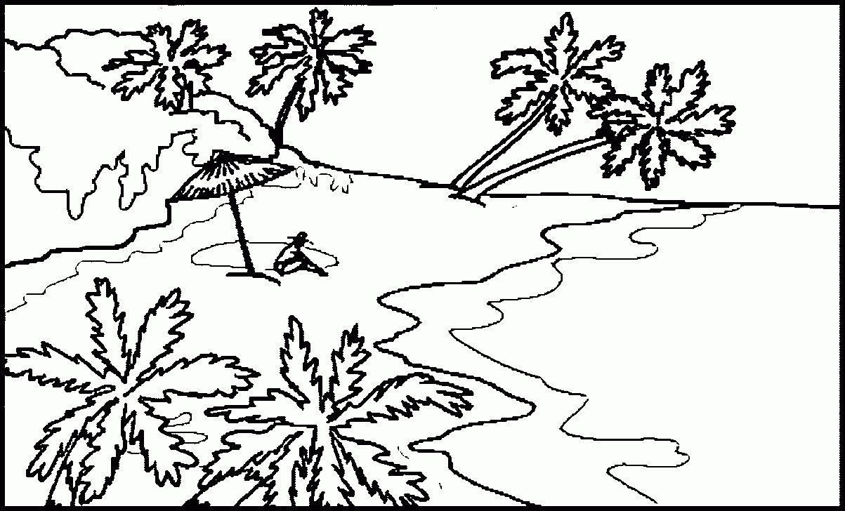 1203x728 Coloring Pages Landscape Inside