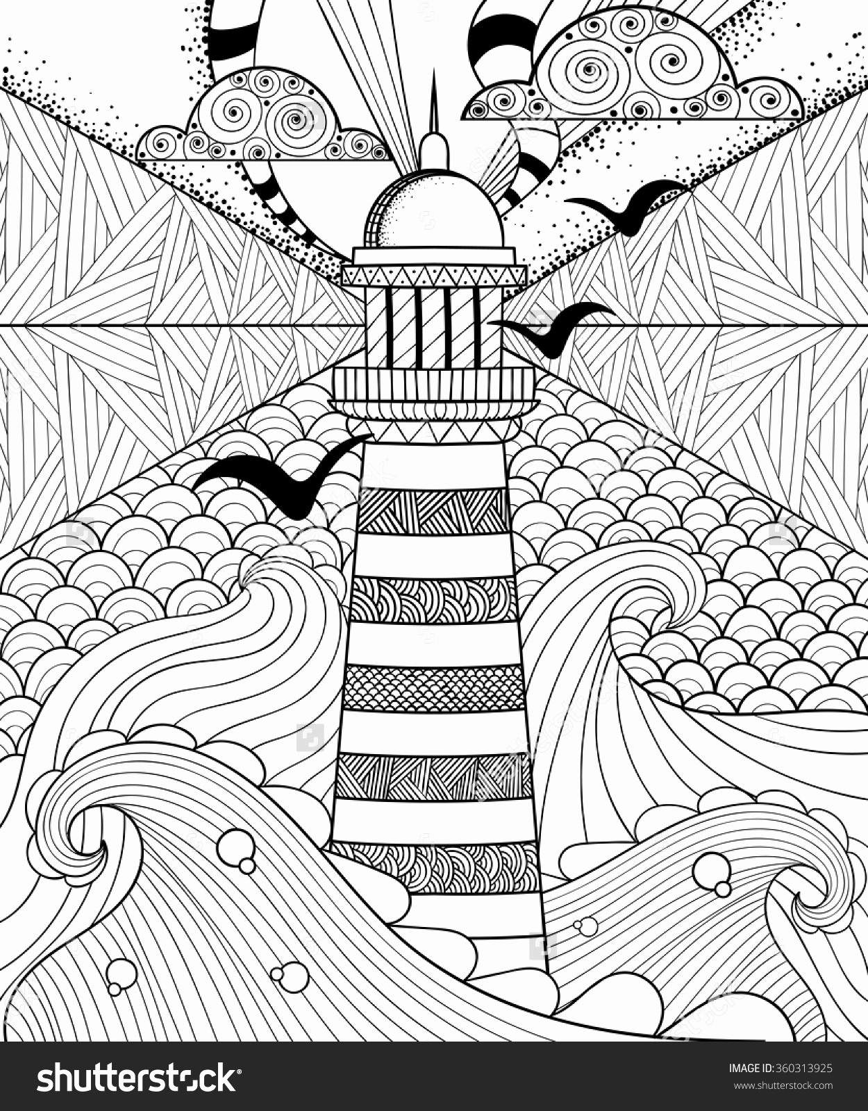 1250x1600 50 Elegant Pictures Of Lighthouse Coloring Pages