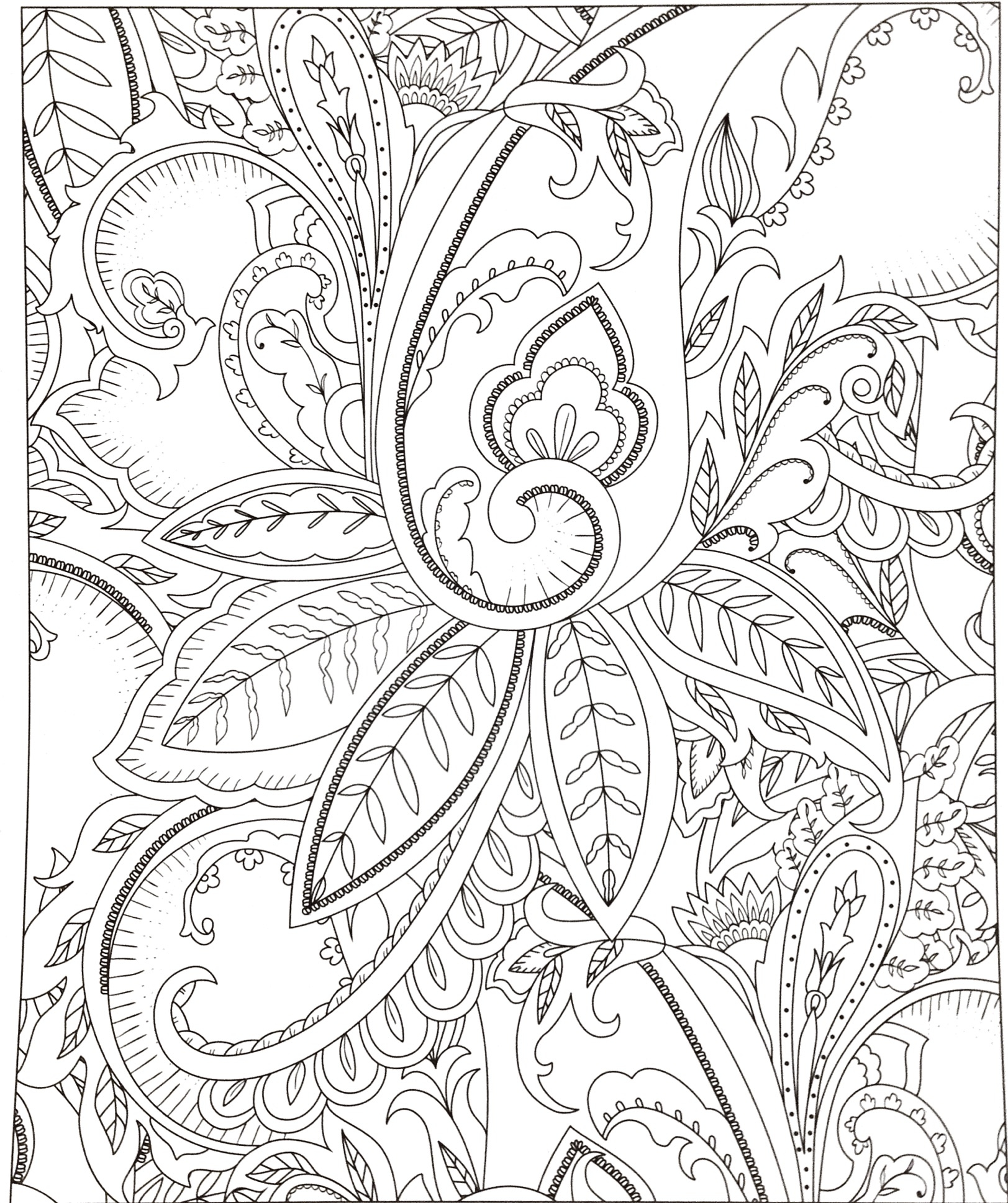 Realistic Peacock Coloring Pages